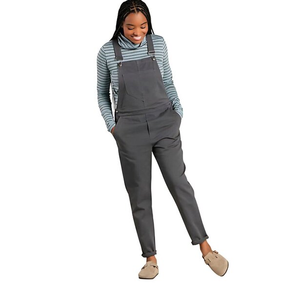 Toad&Co  Huron Overalls Olive Green Pockets Adjustable All Season Size XS - Picture 1 of 8